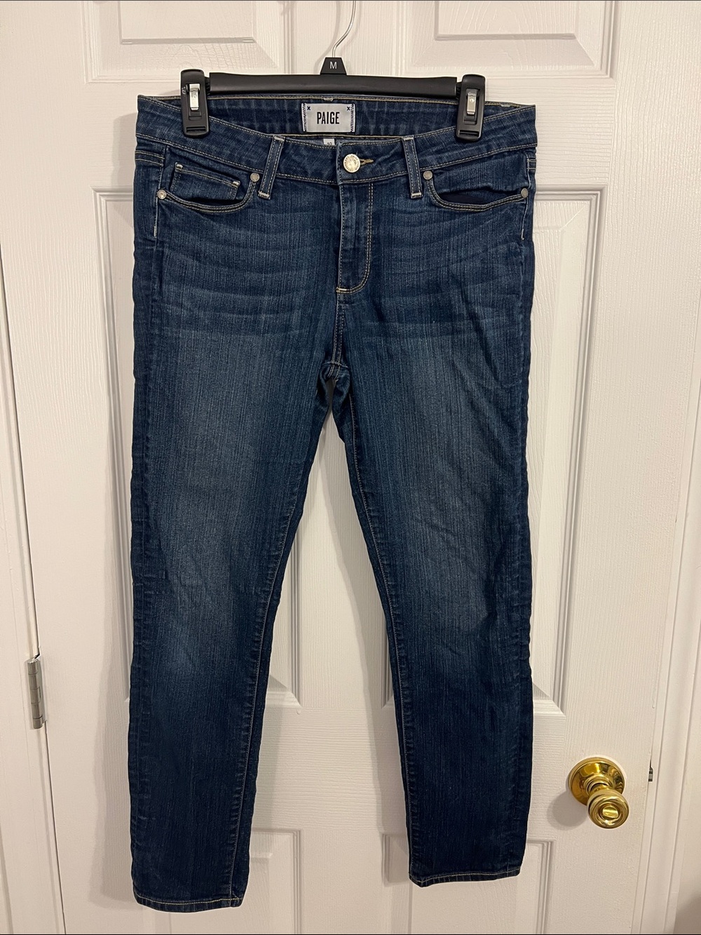 PAIGE Women’s Dark Indigo Skinny Jeans